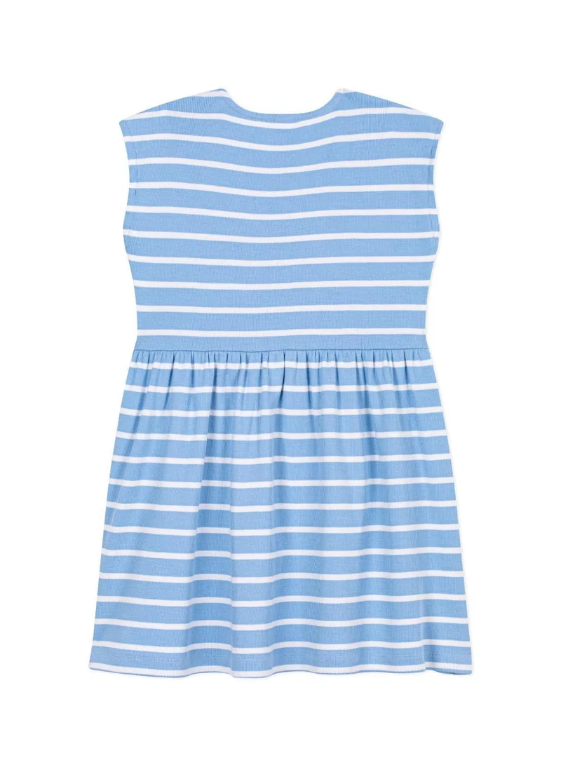 Petit Bateau Children's sleeveless stripy cotton dress